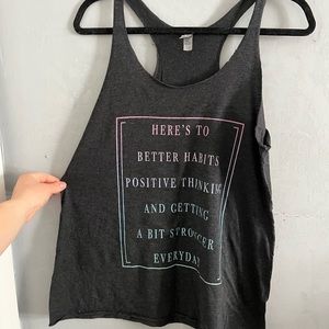 Motivational gym shirt